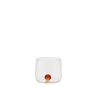 Set de 6 Copas Junior Bilia de Cristal de Borosilicato Oro Amarillo, Vasos Elegantes para Licores con un Exclusivo y Refinado Diseño Italiano - ZAFFERANO