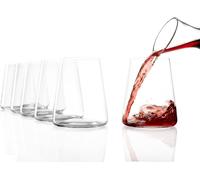 Stölzle Lausitz – Vasos de vino tinto 1590022, cristal, juego 6×520 ml, sin pie, aptos lavavajillas