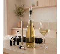 Set de Accesorios para Vino Chillour InnovaGoods 7 Piezas Black