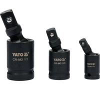 Set De Articulaciones YATO De 3 Piezas 1/4", 3/8", 1/2"