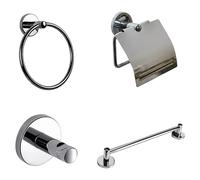 Set de baño B-Smart (5 pzs., Cromo, Brillante)