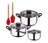 Set de baterías de cocina toledo 5pc aptas para inducción+ bergner excalibur juego de 2 utensilios de cocina 16 cm