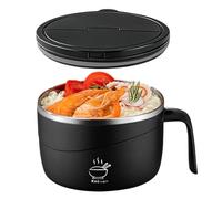 Set de Bol para Fideos - 1200ml Portátil Tazones de Sopa Anti-quemaduras,Cuenco de Almuerzo de Acero Inoxidable 304 | Para Cocina, Arroz, Sopa, Pasta, Avena, Ensalada, Hogar, Universidad Y Dormitorio