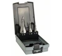Set de brocas escalonadas hss, 3 unidades, de 4-12/4-20/6-30
