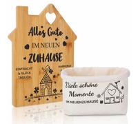 Set de cesta para pan y tabla de cortar – Regalo de inauguración, de 2 piezas
