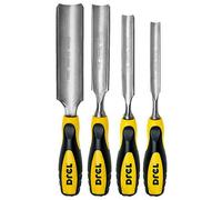 Set de cinceles semicirculares para madera, drel, modelo 4 piezas (14/