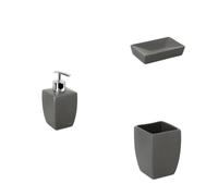 Set de colección Sobremesa Thai TATAY Dosificador de Jabón + Jabonera + Vaso