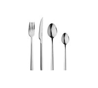 Set de cubertería de 16 piezas negro en acero inoxidable sofia de san ignacio