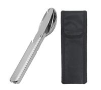 Set De Cubiertos - Portátil Y Resistente Apto Para Lavavajillas Con De Almacenamiento,Juegos De Cubiertos Acero Inoxidable | para Almuerzo Cena Restaurante Viaje Camping Picnic Senderismo
