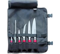 Set de cuchillos Red Spirit (estuche enrollable, tenedor para carne, cuchillo de cocina, cuchillo para filetear, cuchillo multiusos, pinzas para buffet, cuchillo para deshuesar, 56° HRC), 81767000, co