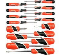 Set de Destornilladores Cruz / Ranura/ Torx, 6-teilig, Magnético Ergonom. Mango