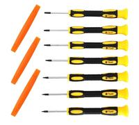 Set de destornilladores Torx 10 piezas T3 - T10 con 7 destornilladores magnéticos y 3 herramientas de palanca, kit de precisión para PS5 PS4 PS3 Xbox MacBook portátil móvil tablet reparación
