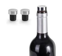 Set de dos tapones para vino Luxe de Ibili