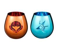 Set de dos vasos de Metroid