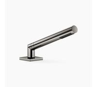 Set de ducha con flexo Dornbracht para montaje en borde de bañera o de azulejo, roseta 60x60mm, 27702980-19, Color: Cromo oscuro
