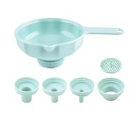 Set De Embudos De Cocina | Herramienta Grande Multifuncional De Ancha Con Colador,Embudo De Cocina,para Comida Tarro Grano Harina Leche Alimentación Vertido Vino Hogar
