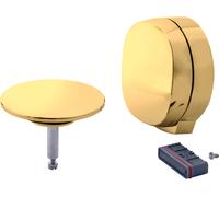 Set de equipamiento Duravit, incluye maneta giratoria y tapa de caño de bañera, 792524000003400, Color: Oro pulido