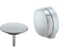Set de equipamiento Duravit, incluye maneta giratoria y tapa de caño de bañera, 792524000007000, Color: acero inoxidable pulido