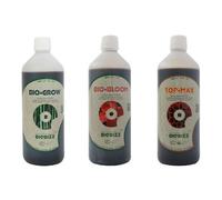 Set de fertilizantes Bio Grow, Bio Bloom y Top Max (500 ml cada uno)