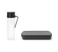 Set de fiambrera y botella de agua MAKE & TAKE gris oscuro, Brabantia