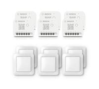 Set de iluminación y sombreado Bosch Smart Home que incluye interruptor de pared, 6x control de luz/persianas II, 6x interruptor de pared para actuadores inteligentes