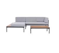 Set de jardín níjar con chaise longue y mesa baja - conforama 150.5 cm