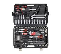 Set de llaves awtools 225 piezas 1/2', 3/8' y 1/4', con maletín, jueg