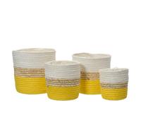 Set de maceteros ksd tricolor 100% reciclado (4 unidades) - marca: ksd