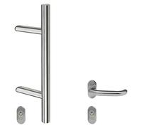 Set de manillones (Específico para: Puertas de entrada de plástico, Puertas de entrada laterales de plástico, Largo: 350 mm)