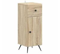 Set de muebles de baño de 3 piezas, madera de ingeniería, gabinete de | Resistente a la humedad, diseño de ahorro de espacio, fácil mantenimiento, se requiere montaje en pared, tacos no incluidos