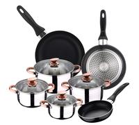 Set de Olla a presión 5 L SIP DUNA + Batería cocina 8 piezas SIP + Set 3 sartenes 16/20/24 SIP8+3B