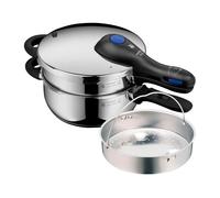 Set de Olla Rápida Perfect Plus 4,5 L + 3,0 L con Tapa - Cocina Segura y Eficiente a Presión con Tecnología WMF
