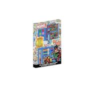 Set de Papelería Coloreable Avengers - Kit Escolar Infantil con Rotuladores, Lápices de Colores y Accesorios de Marvel para Dibujar, Pintar y Estimular la Creatividad de los Niños