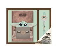 Set de papelería star wars the mandalorian con libreta y bolígrafo -