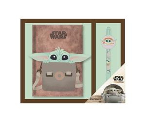 Set de papelería star wars the mandalorian con libreta y bolígrafo -