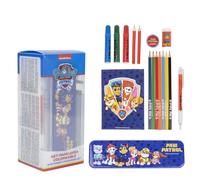 Set de Papelería y Colorear Paw Patrol en Caja - Kit Infantil con Lápices, Marcadores, Goma, Sacapuntas y Hojas para Colorear, Ideal como Regalo Creativo y Escolar