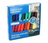 Artico Set de pintura acrílica artist&co 18 piezas 36 ml