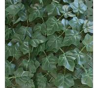 Set de plantas artificiales "Kunsthecke" de hiedra, color verde, dimensiones 100x300 cm, proporciona privacidad, resistente a los rayos UV