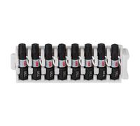 Bosch Professional 8 uds. Punta de Atornillar Torx (Impact Control, T30 Bits, Longitud 25mm, Pick and Click, Accesorio Atornilladores de Impacto)