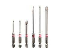 Set De Puntas Para Destornillador Y Taladro - Juego 6 Piezas 1,5-6 mm Precisión Portátil - Juego de puntas hexagonales para destornillador de varios tamaños,Trabajos Eléctricos, Obras, Carpintería, Mo