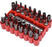 Set de puntas vorel 33 piezas 66330, incluye 9 puntas torx, 12 hexagon