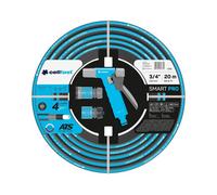 Smart 20 m 3/4" NUEVO set, el set incluye: Manguera de jardín SMART 3/4"" 20 m, aspersor de pistola HYDRON, conectores rápidos IDEAL,
