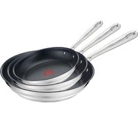 Set de sartenes Tefal E011S3 Jamie Oliver, acabado cepillado, 3 piezas