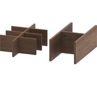 Set de sistema de mobiliario Duravit anchura 347mm, sin recorte de sifón, UV0518077770000, Color: Nogal americano macizo