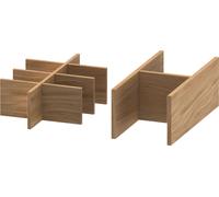 Set de sistema de mobiliario Duravit anchura 347mm, sin recorte de sifón, UV05200H5H50000, Color: Roble natural macizo