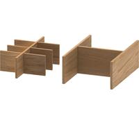 Set de sistema de mobiliario Duravit anchura 422mm, sin recorte de sifón, UV05220H5H50000, Color: Roble natural macizo