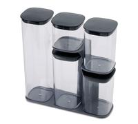 Set de tarros de cocina PODIUM 5, con soporte, Joseph Joseph
