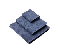 Set de toallas de baño calavera (tocador 30x50cm + manos 50x90cm + baño 70x140cm) 100%algodón azul scalpers home