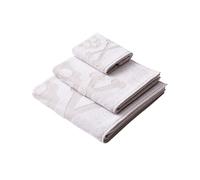 Set de toallas de baño calavera (tocador 30x50cm + manos 50x90cm + baño 70x140cm) 100%algodón blanco scalpers home