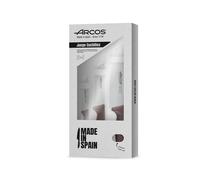 Set de tres cuchillos de cocina de color vino metalizado de la serie n